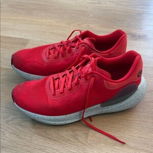 lululemon athletica Red Athletic Shoes